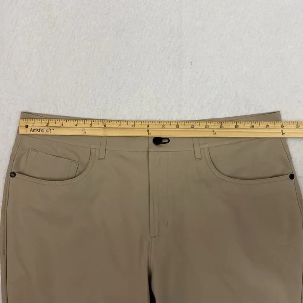 Public Rec Dealmaker Pants Mens 34x30 Khaki 5 Pocket Stretch Golf Performance